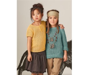 E-MODELE ENFANT - PULL MANCHES 3/4 SELIM - BERGÈRE DE FRANCE