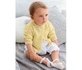 E-MODELE BÉBÉ - CARDIGAN CIRA - BERGÈRE DE FRANCE