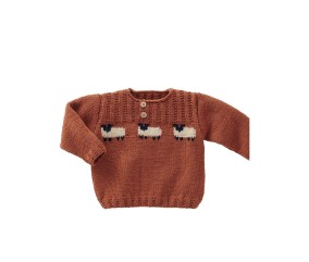 E-MODELE BÉBÉ - PULL JACQUARD PIERINA - BERGÈRE DE FRANCE