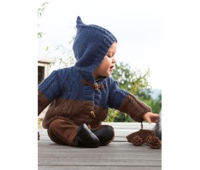 E-MODELE BÉBÉ - BLOUSON ET MOUFLES NADY - BERGÈRE DE FRANCE