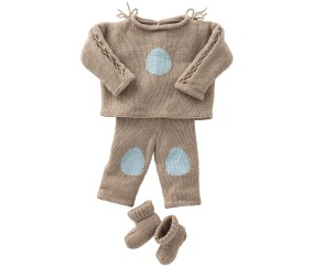 E-MODELE BÉBÉ - BRASSIÈRE, CALEÇON ET CHAUSSONS ORAN - BERGÈRE DE FRANCE