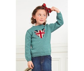 E-MODELE ENFANT - PULL JACQUARD PHILIPINE - BERGÈRE DE FRANCE