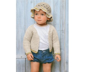 E-MODELE BÉBÉ - GILET ODE - BERGÈRE DE FRANCE