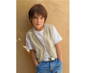 E-MODELE ENFANT - GILET SANS MANCHES CHICO - BERGÈRE DE FRANCE