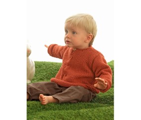 E-MODELE BÉBÉ - PULL ÉVASÉ MARTHE - BERGÈRE DE FRANCE