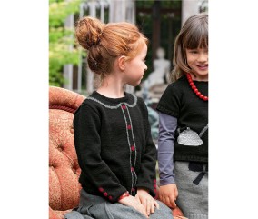 E-MODELE ENFANT - PULL CERISE - BERGÈRE DE FRANCE