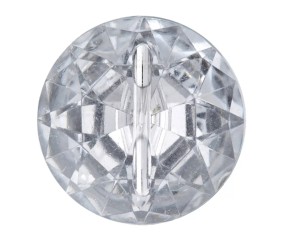 Bouton imitation cristal à...