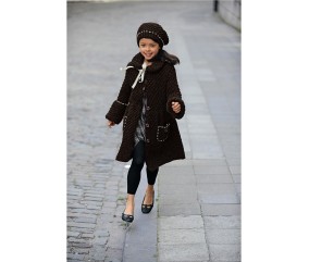 E-MODELE ENFANT - MANTEAU CÉLIA - BERGÈRE DE FRANCE