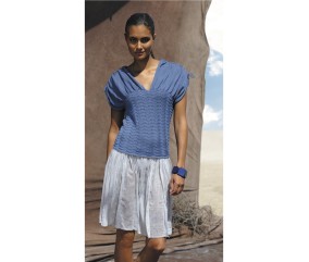E-MODELE FEMME - PULL SANS MANCHES CLADY - BERGÈRE DE FRANCE