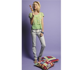 E-MODELE FEMME - GILET SANS MANCHES FAUVE - BERGÈRE DE FRANCE