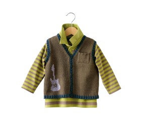 E-MODELE BÉBÉ - GILET SANS MANCHES BOCAR - BERGÈRE DE FRANCE