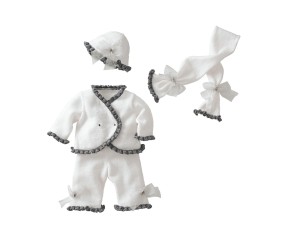 E-MODELE BÉBÉ - ÉCHARPE ET BONNET CHARLETTE - BERGÈRE DE FRANCE