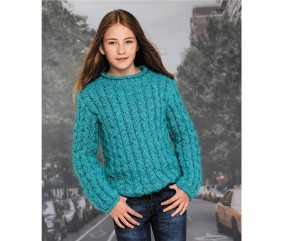 E-MODELE MIXTE - PULL TORSADÉ ESTER - BERGÈRE DE FRANCE