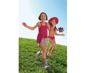 E-MODELE ENFANT - TOP ET SAC CHARLEY - BERGÈRE DE FRANCE