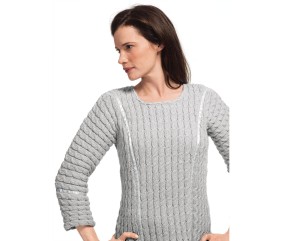 E-MODELE FEMME - PULL MANCHES 3/4 HAVA - BERGÈRE DE FRANCE