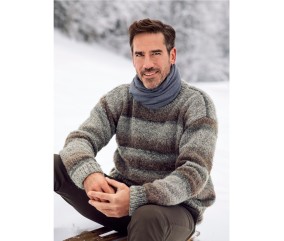 E-MODELE HOMME - PULL COL ROND CELESTIN - BERGÈRE DE FRANCE
