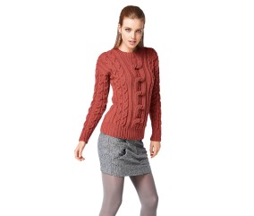 E-MODELE FEMME - PULL GROSSE TORSADÉ PINDA - BERGÈRE DE FRANCE