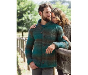 E-MODELE HOMME - VESTE COL ASYMÉTRIQUE CLAYTON - BERGÈRE DE FRANCE