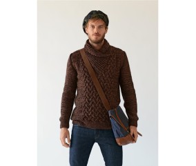 E-MODELE MIXTE - PULL COL CHÂLE BORA - BERGÈRE DE FRANCE