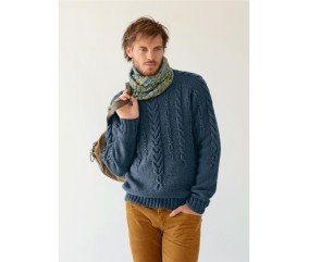 E-MODELE HOMME - PULL TORSADÉ BORRIS - BERGÈRE DE FRANCE