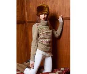 E-MODELE FEMME - PULL JACQUARD NIA - BERGÈRE DE FRANCE