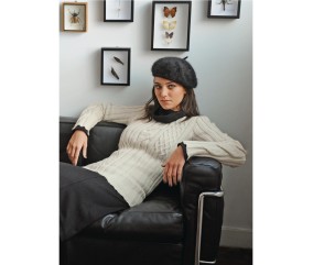E-MODELE FEMME - PULL RAS DE COU PERRETTE - BERGÈRE DE FRANCE
