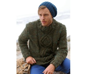 E-MODELE HOMME - PULL COL CHEMINÉE HANS - BERGÈRE DE FRANCE
