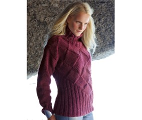 E-MODELE FEMME - PULL COL MONTANT NICOLE - BERGÈRE DE FRANCE