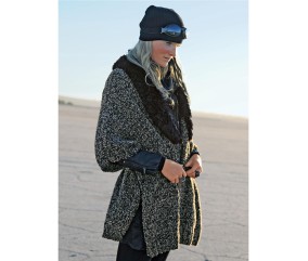 E-MODELE FEMME - VESTE PONCHO CLAIRE - BERGÈRE DE FRANCE