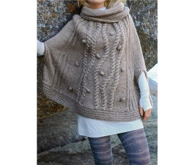 E-MODELE FEMME - PONCHO CALI - BERGÈRE DE FRANCE