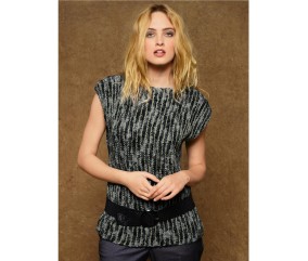 E-MODELE FEMME - PULL SANS MANCHES ZAIMA - BERGÈRE DE FRANCE