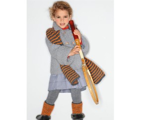 E-MODELE ENFANT - ÉCHARPE ET GUÊTRES PIERINA - BERGÈRE DE FRANCE
