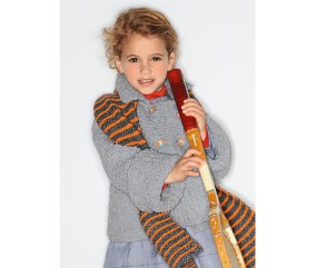 E-MODELE ENFANT - VESTE DOUBLE BOUTONNAGE TAIMA - BERGÈRE DE FRANCE