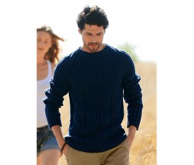 E-MODELE HOMME - PULL RAS DE COU SCOTT - BERGÈRE DE FRANCE