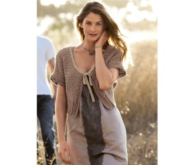E-MODELE FEMME - CARDIGAN MANCHES COURTES SANTA - BERGÈRE DE FRANCE