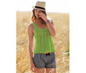 E-MODELE FEMME - TOP ÉVASÉ CARELLE - BERGÈRE DE FRANCE