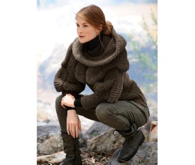 E-MODELE FEMME - PULL COL AMOVIBLE THIFAINE - BERGÈRE DE FRANCE