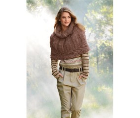 E-MODELE FEMME - CHAUFFE-ÉPAULES NAILY - BERGÈRE DE FRANCE