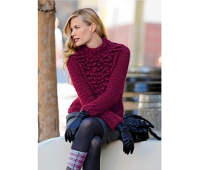 E-MODELE FEMME - PULL AU CROCHET EDENA - BERGÈRE DE FRANCE