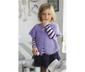 E-MODELE ENFANT - GILET SANS MANCHES PERLE - BERGÈRE DE FRANCE