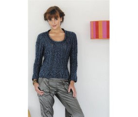 E-MODELE FEMME - PULL MANCHES 3/4 THELMA - BERGÈRE DE FRANCE