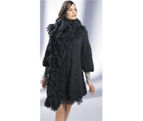 E-MODELE FEMME - MANTEAU TRAPÈZE NADÈGE - BERGÈRE DE FRANCE