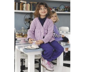 E-MODELE ENFANT - CARDIGAN PAULINE - BERGÈRE DE FRANCE