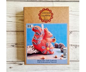 Mini kit feutrine Corinne Lapierre - Écureuil folk - boîte du kit