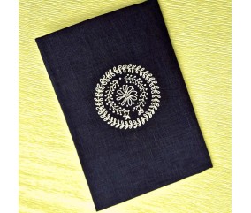 Motifs broderie sur vêtement Corinne Lapierre - Fleurs folk - carnet brodé