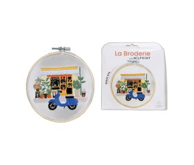 Kit broderie débutant Milpoint - Dolce Vita - présentation sur fond blanc
