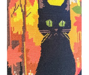 Kit canevas complet avec fils - Émeraude d'automne 30 x 40 cm - vue 5