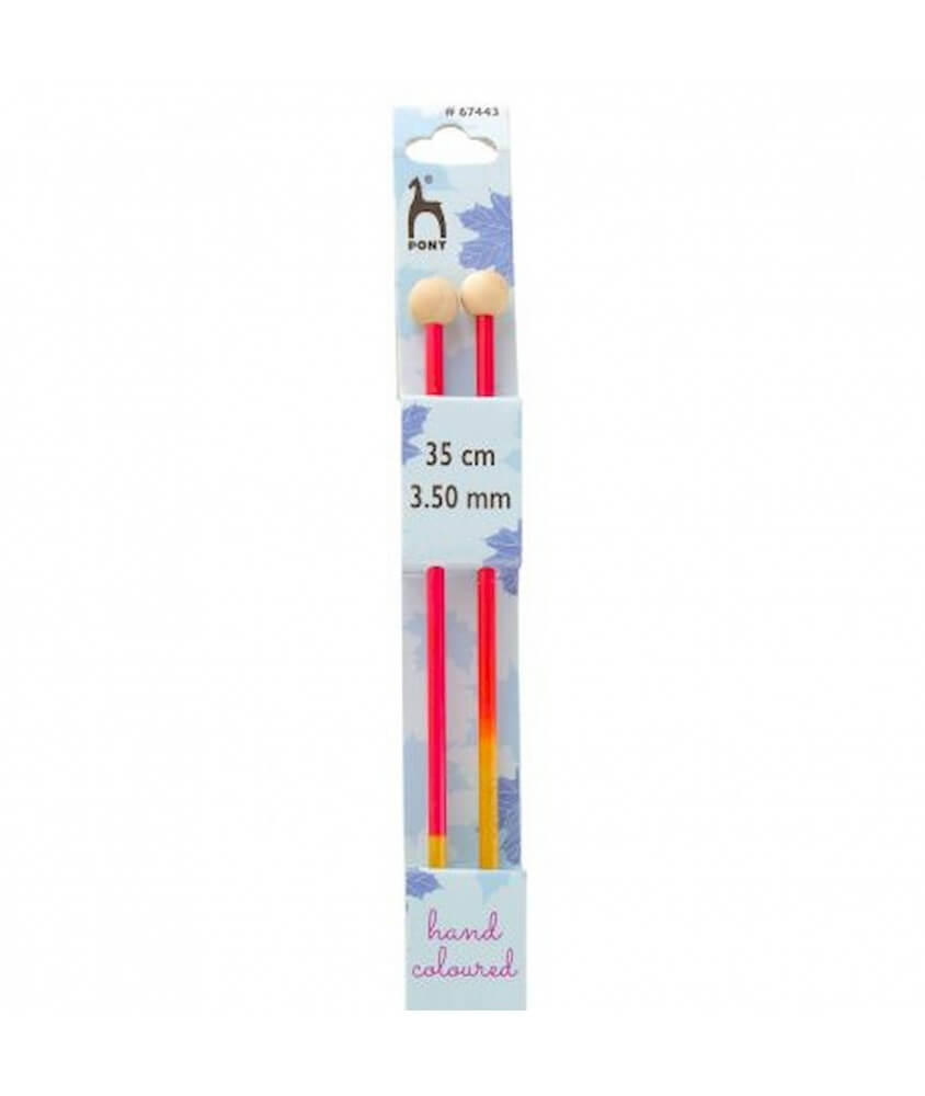 Aiguilles à tricoter 35 cm Bois Flair Du N°3 au 10 - Pony Aiguilles à tricoter 35 cm Bois Flair Du N°3 au 10 - Pony