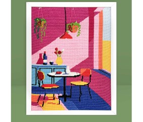 Kit canevas complet avec fils - Tête-à-tête 30 x 40 cm - vue 3