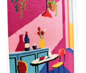 Kit canevas complet avec fils - Tête-à-tête 30 x 40 cm - vue 4